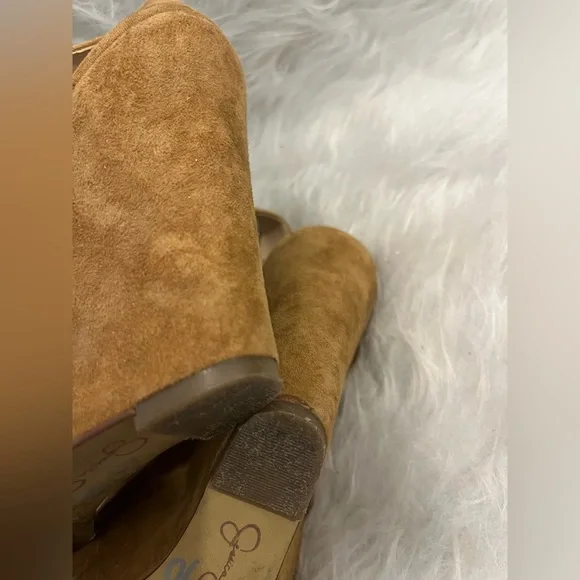 Jessica Simpson Suede Tan WedgeSize 8M - Picture 4 of 6